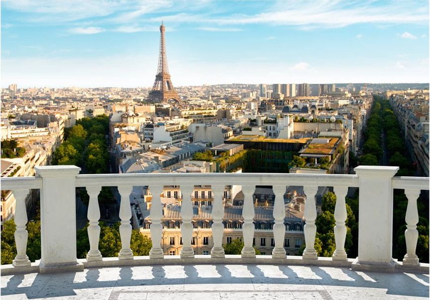 DecoNest Fototapeta - Paryż w południe - 400X280