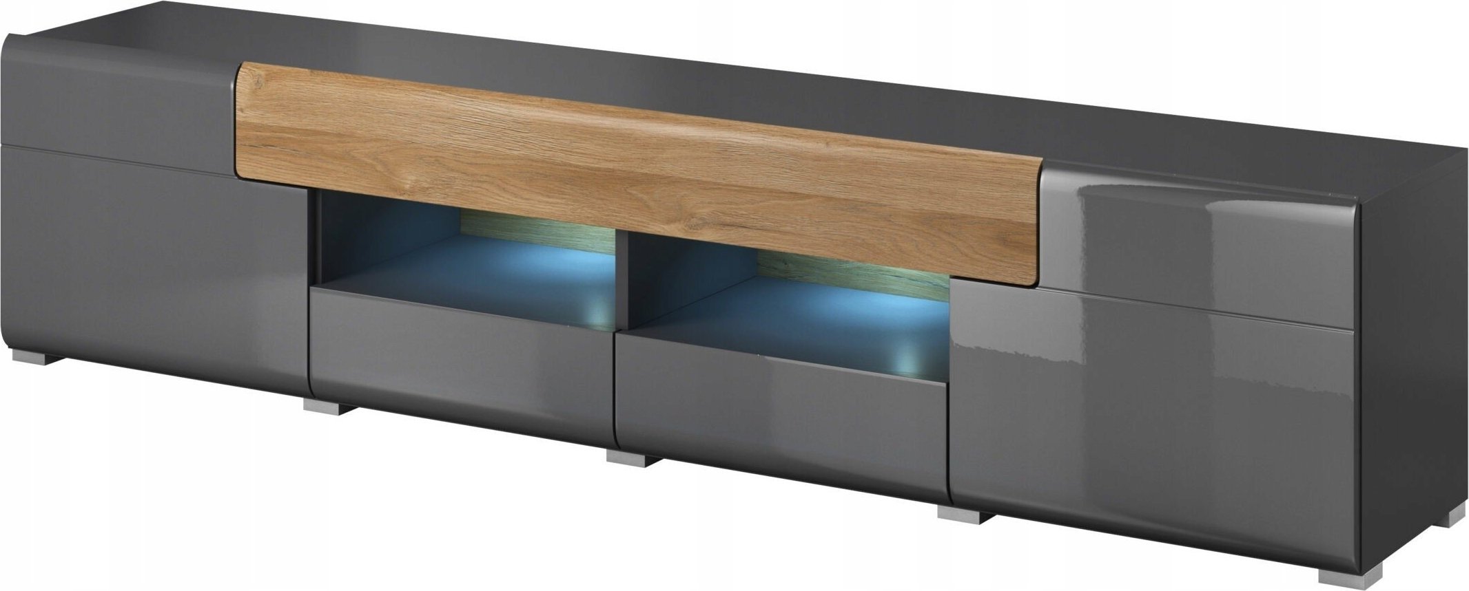 Helvetia Szafka RTV stojąca 208 cm x 48 cm x 39 cm