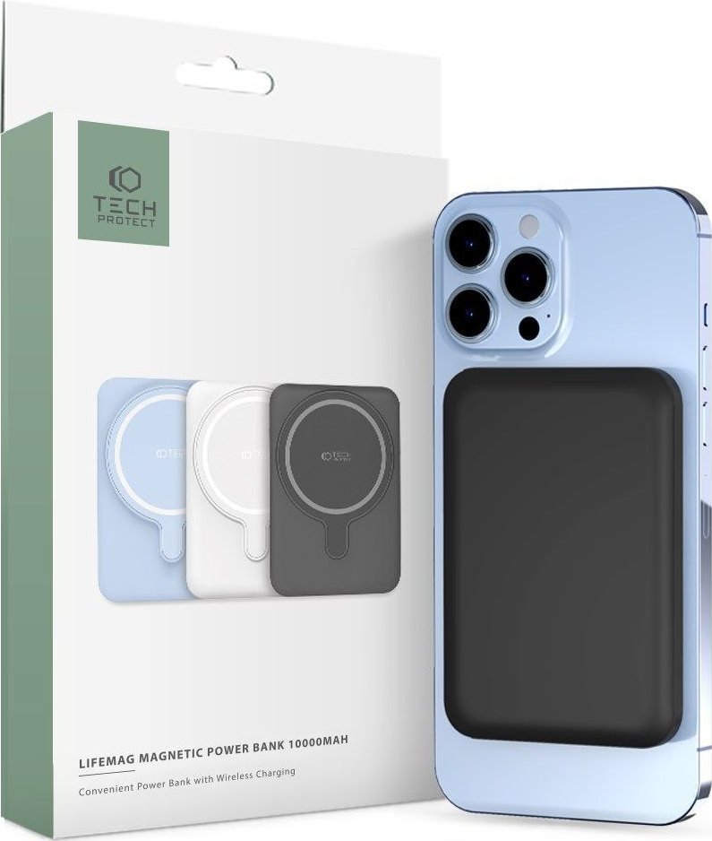 Powerbank Braders Power Bank 10000mAh Lifemag Magsafe Black