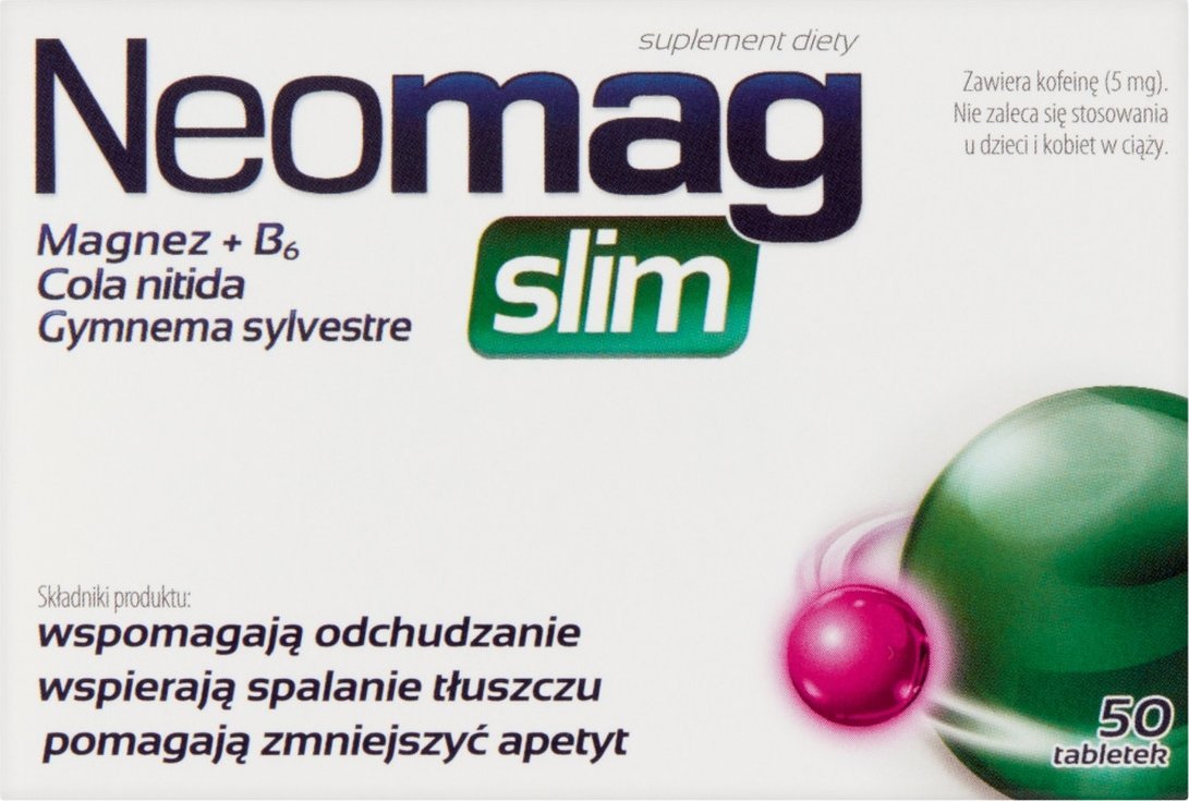 NEOMAG_Slim suplement diety wspomagający odchudzanie 50 tabletek