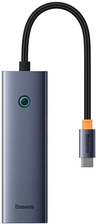 HUB USB Baseus Hub 4w1 Baseus UltraJoy USB-C do USB 3.0 (szary)