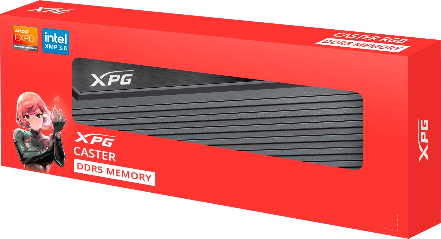 Pamięć XPG CASTER DDR5 moduł pamięci 16 GB 1 x 16 GB Korekcja ECC