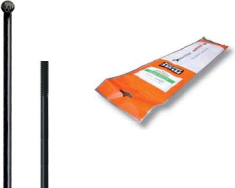 Cn Spoke Szprychy MAC14 2.0-2.0-2.0 stal nierdzewna 288mm czarne 72szt