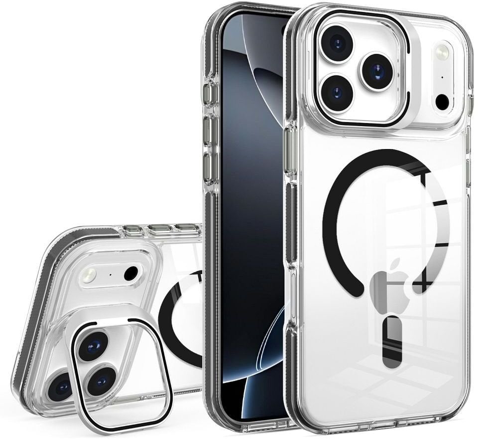 Futerał LENS MAG COVER kompatybilny z MagSafe do IPHONE 17 PRO czarny