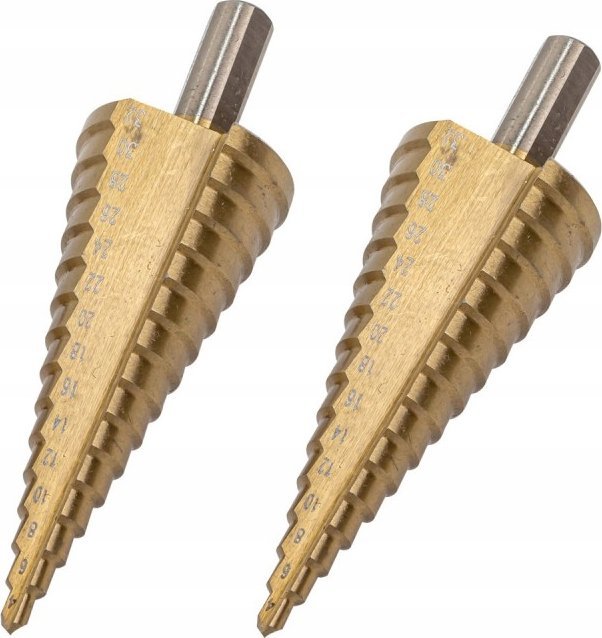 Wiertło Rockforce Zestaw wierteł stopniowych 2el.