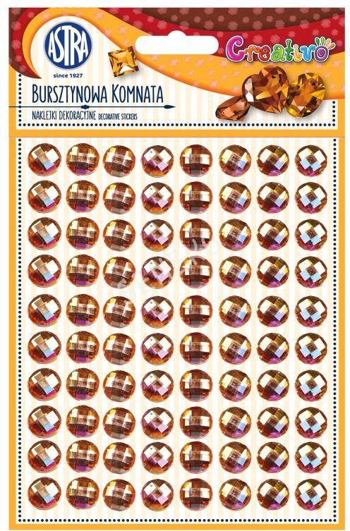 Astra NAKLEJKI DEKORACYJNE BURSZTYNOWA KOMNATA ZŁOTE