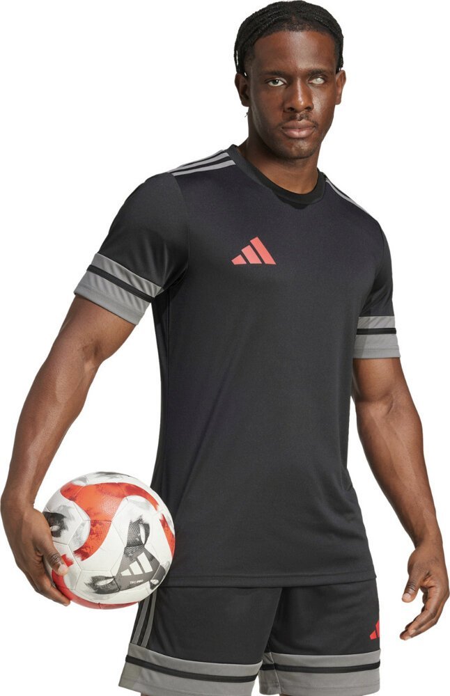 Koszulka męska adidas Squadra 25 czarno-szara JN4450 L