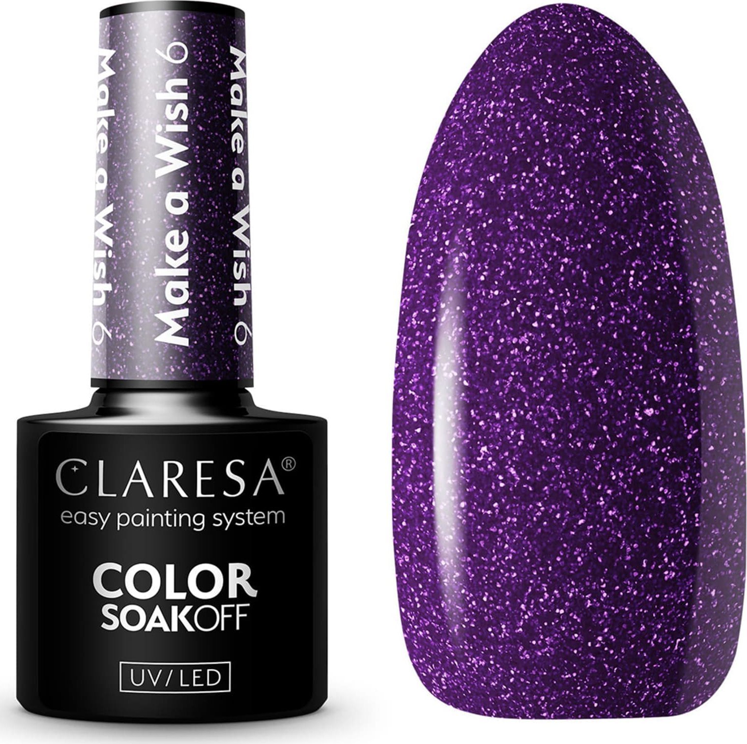 Activeshop CLARESA Lakier hybrydowy Make a wish 6 -5g