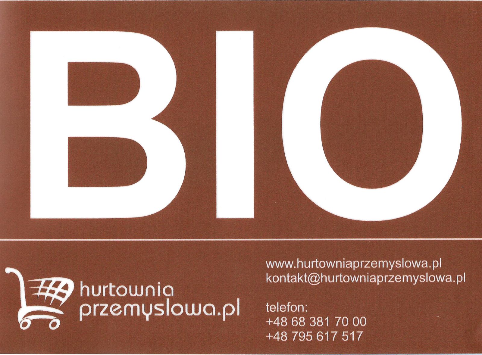 Naklejka BIO na kosz (1007581)