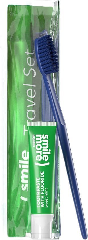 HiSkin Smile zestaw pasta do zębów 30ml + szczoteczka do zębów Green