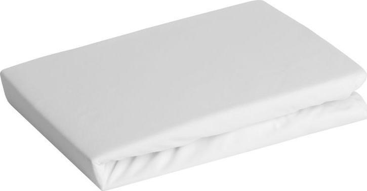 Eurofirany PRZEŚCIERADŁO Z GUMKĄ JERSEY D91 90X200 CM, WYS.25 CM BIAŁY