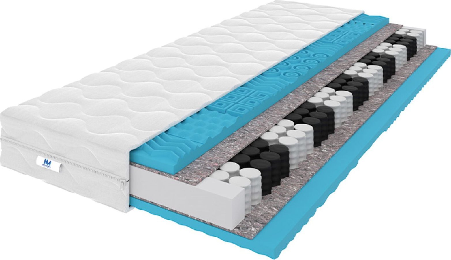 Tompol Vinotti 90x200x15 cm materac masujący kieszeniowy