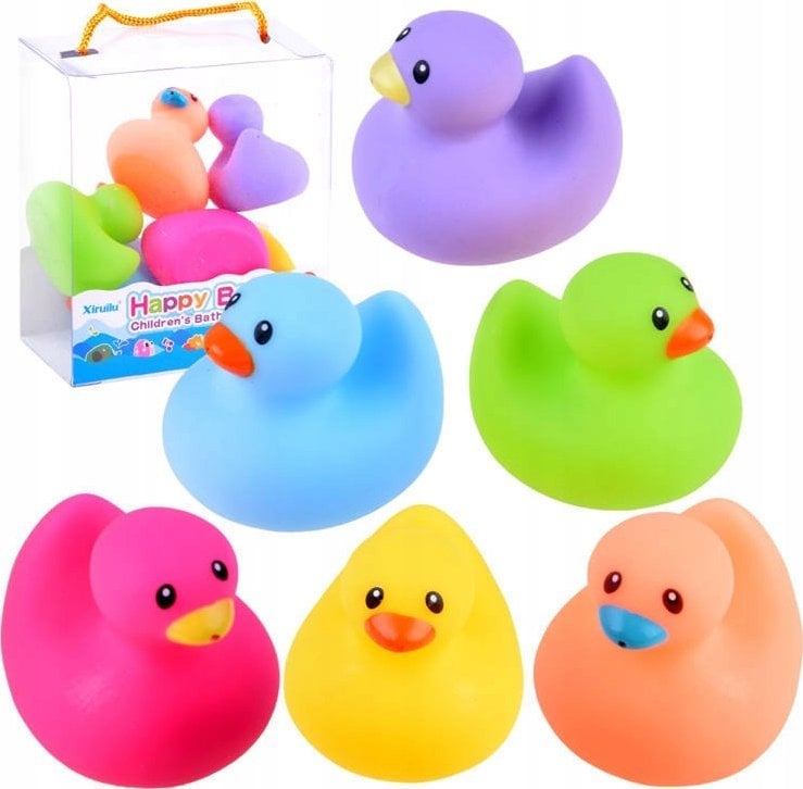 Jokomisiada Kolorowe gumowe kaczuszki Zabawa w kąpieli ZA3351