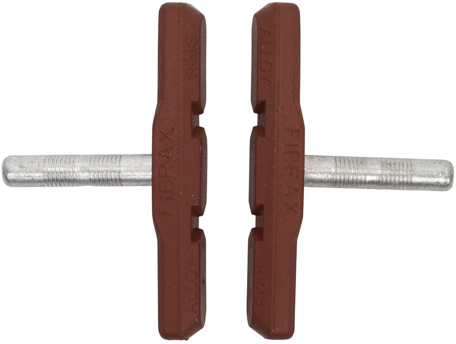 Author OUTLET- Klocki hamulcowe Fibrax ASH811 Low Profile Pads do hamulców, czerwone, trzpień 32 mm, do aluminiowych obręczy