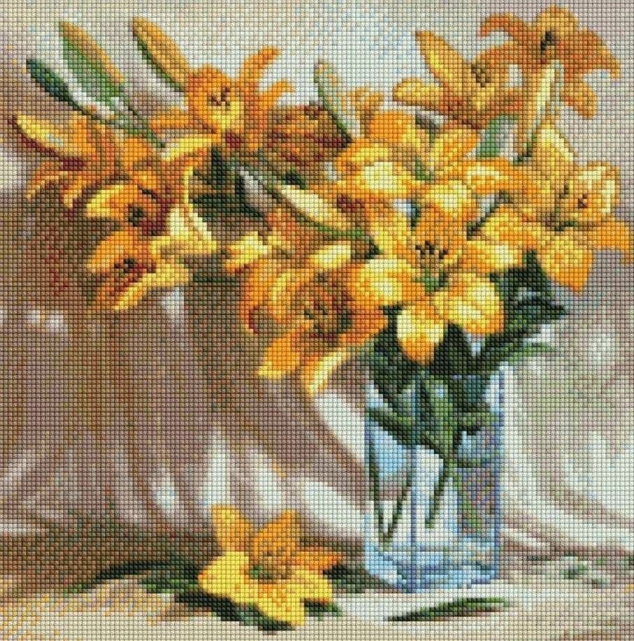 Diamentowa mozaika - Dotyk słońca 40x40cm