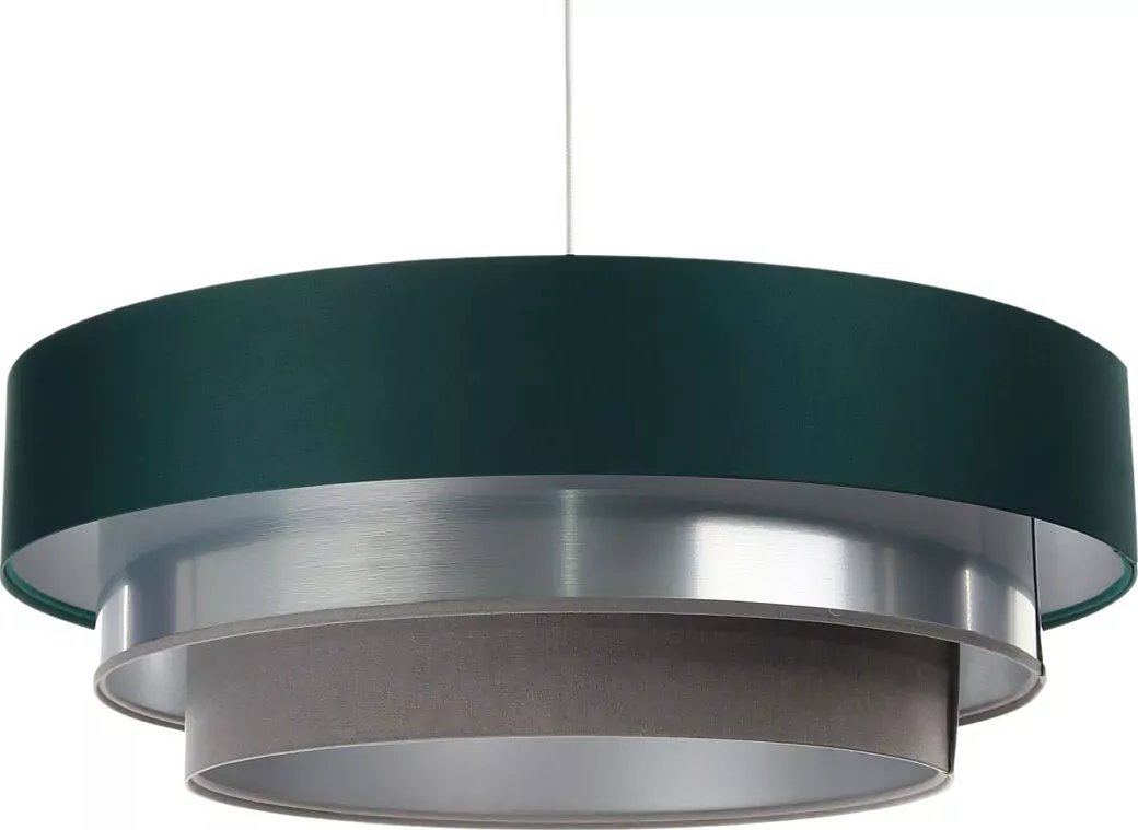 Lampa wisząca Lumes Trójkolorowa okrągła lampa wisząca z abażurem - S462-Frasa