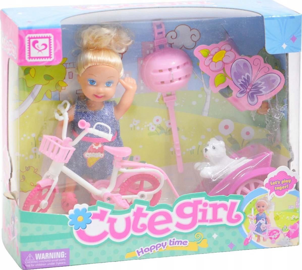 Adar Lalka z rowerem