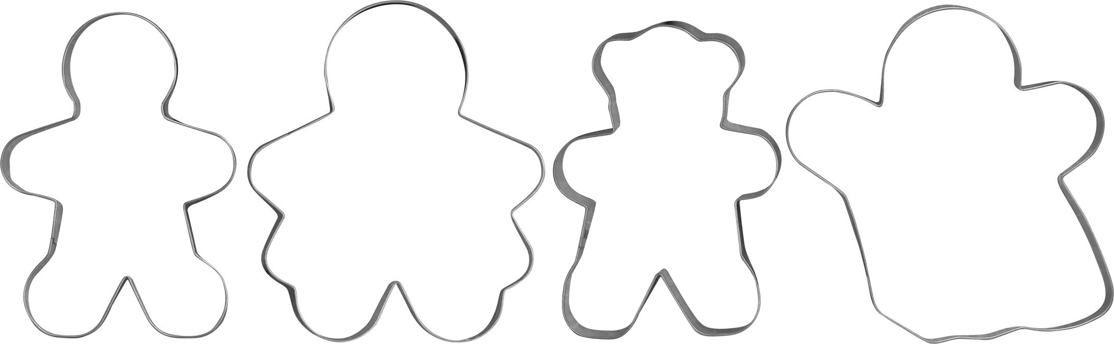 Practic Wykrawacz do ciastek Ludziki 4szt.