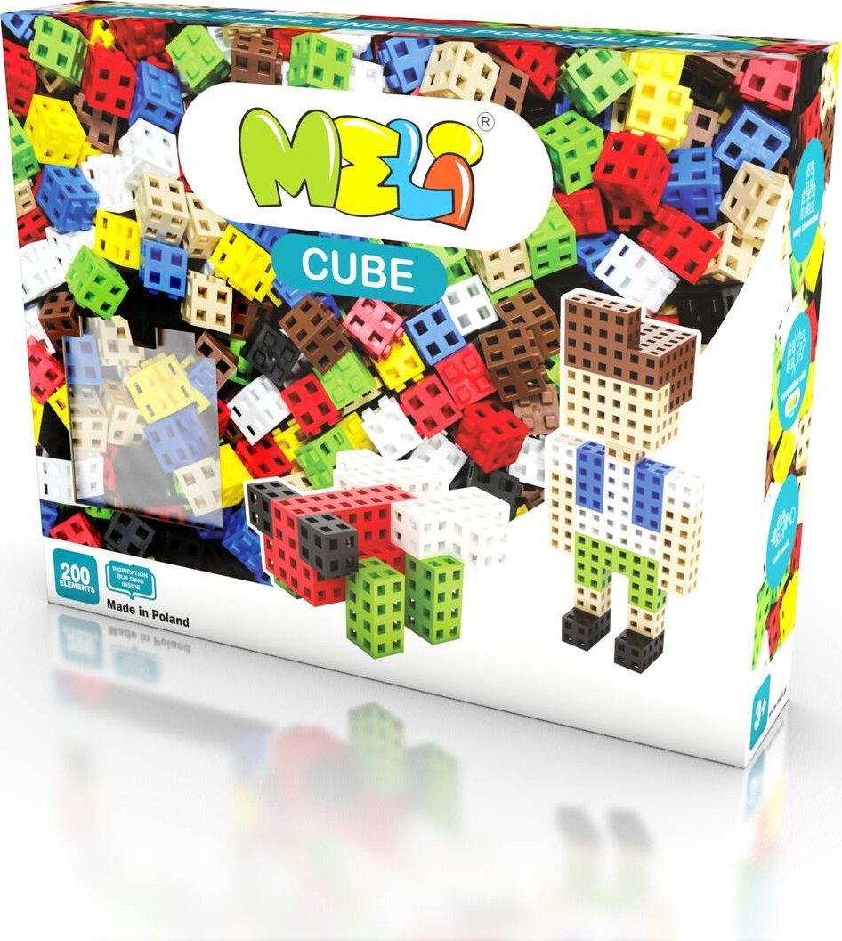 Meli Zestaw klocków - Meli Cube 200