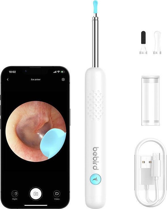 Bebird Otoskop z kamerą do czyszczenia uszu Bebird R1 (biały)