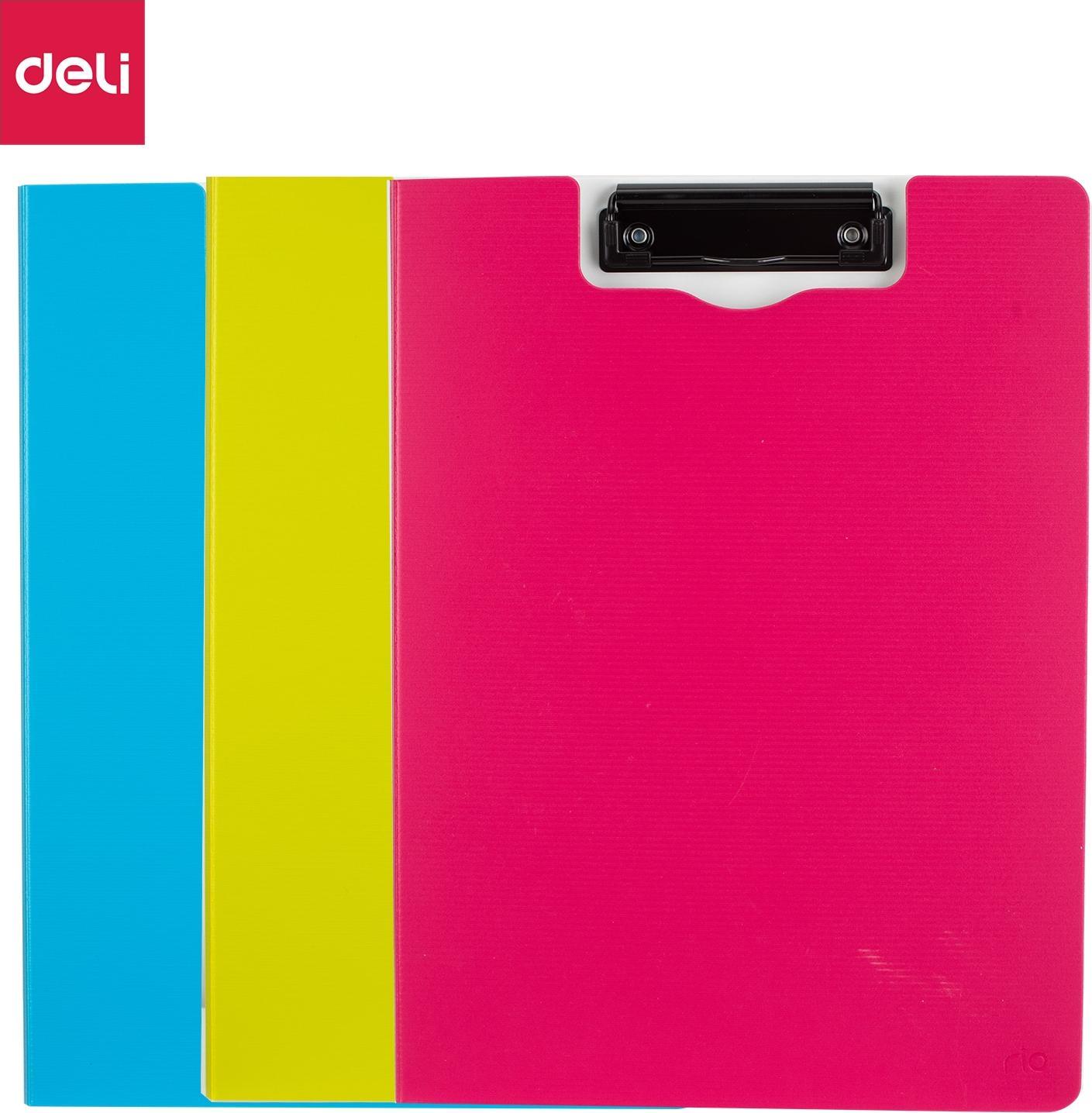 Deli DESKA Z KLIPEM DELI F75002 A4 MIX KOLORÓW