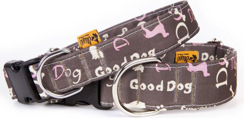 Dingo Obroża regulowana America-Alabama 4,0 x 75 cm (40-67 cm) piktogramy