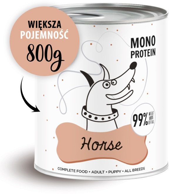 PEPE MONO PROTEIN Horse (konina) 800g
