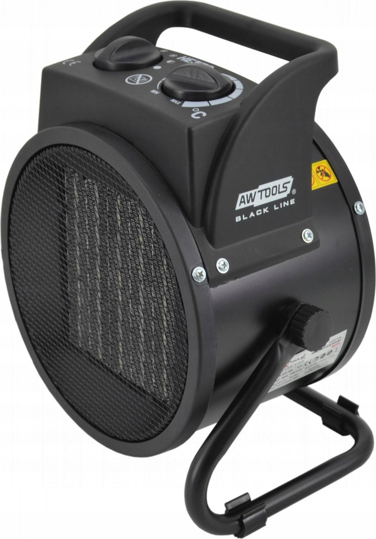 AWTools AW NAGRZEWNICA ELEKTRYCZNA TUBA CERAMIC 3KW /BLACK LINE