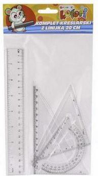 Penmate Komplet kreĹ›larski z linijkÄ… 20cm