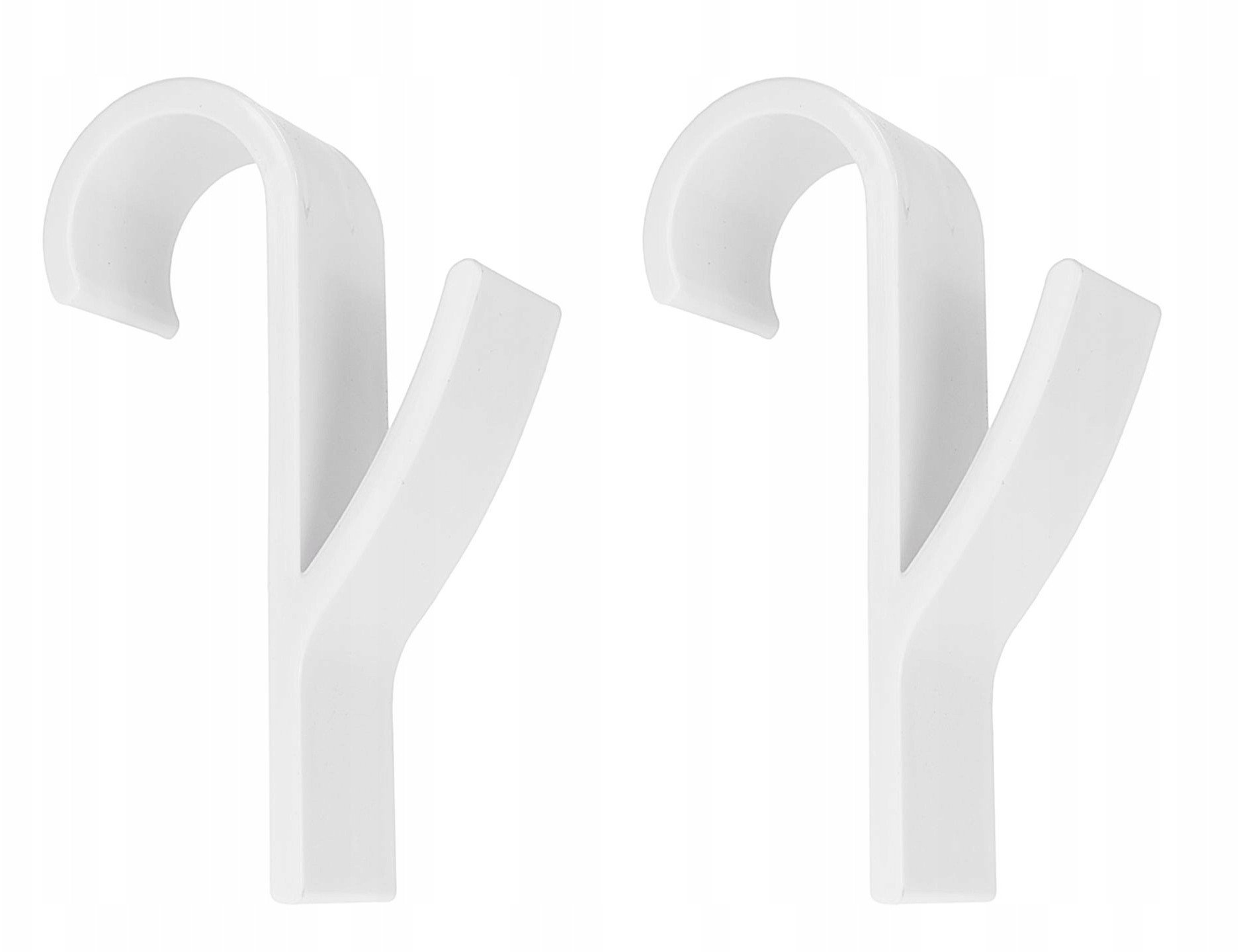 Kpl. białych wieszaków łazienkowych na grzejnik 2szt. (500)