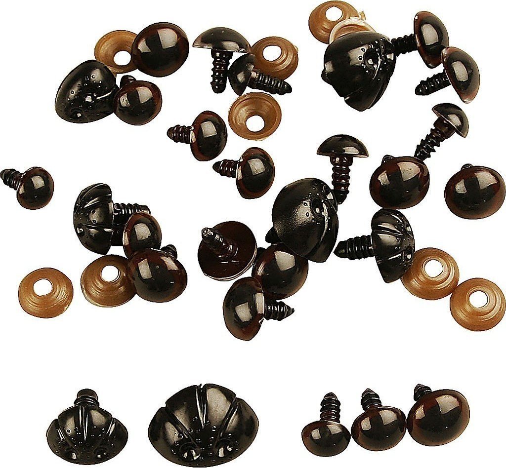 Oczy i noski dla Misiów 12 szt.