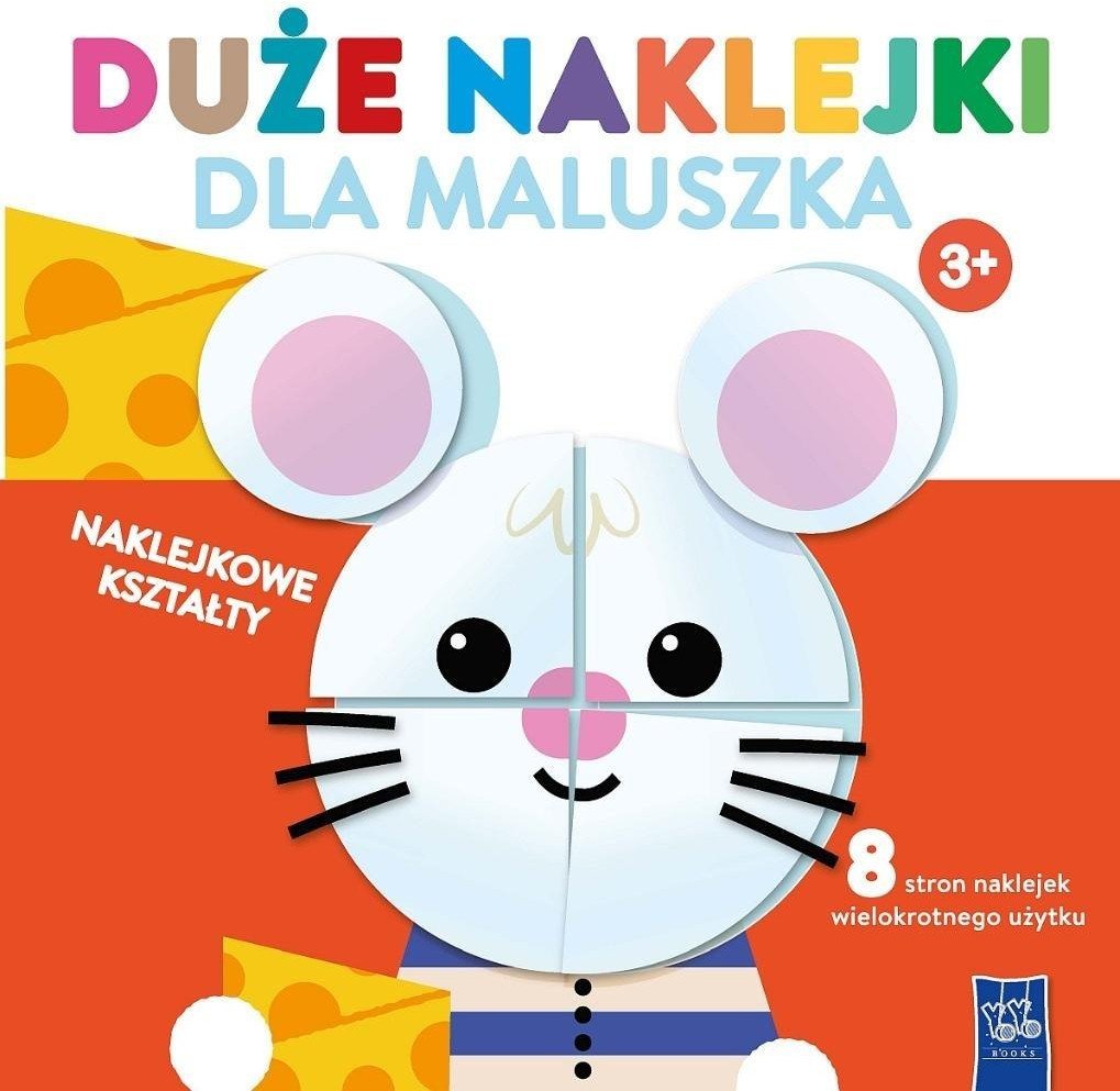 Duże naklejki dla maluszka 3+ Myszka
