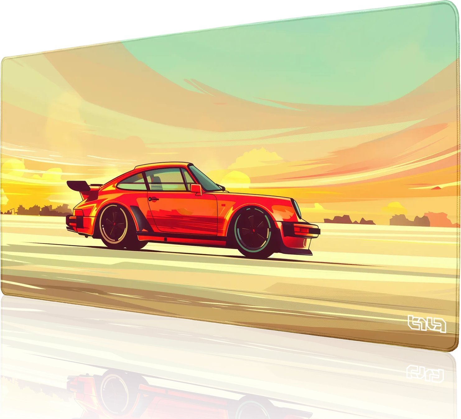 Podkładka Tilt PODKŁADKA GAMINGOWA Czerwona Szybkość 100x50 TILT Prezent Gamingowa XXL