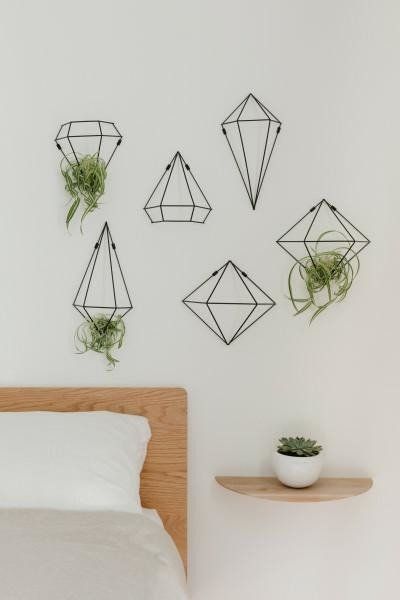 Umbra Dekoracja ścienna Prisma Black uniwersalny