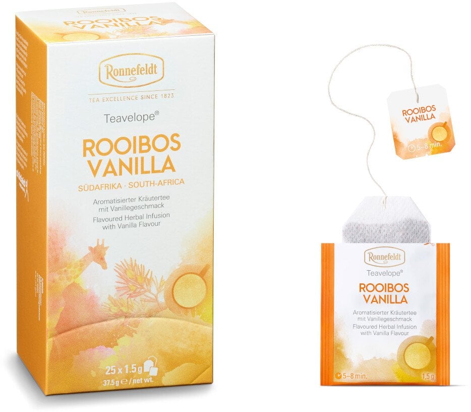 Ronnefeldt Ziołowa herbata Teavelope Rooibos Vanilla 25 saszetek