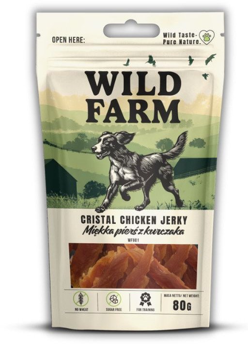 WILD FARM miękka pierś z kurczaka 80g przysmak dla psa