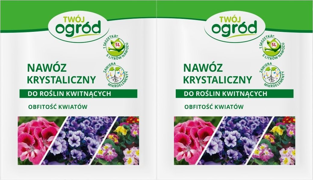Twój Ogród Nawóz krystaliczny dom i ogród kwitnące 2x5g