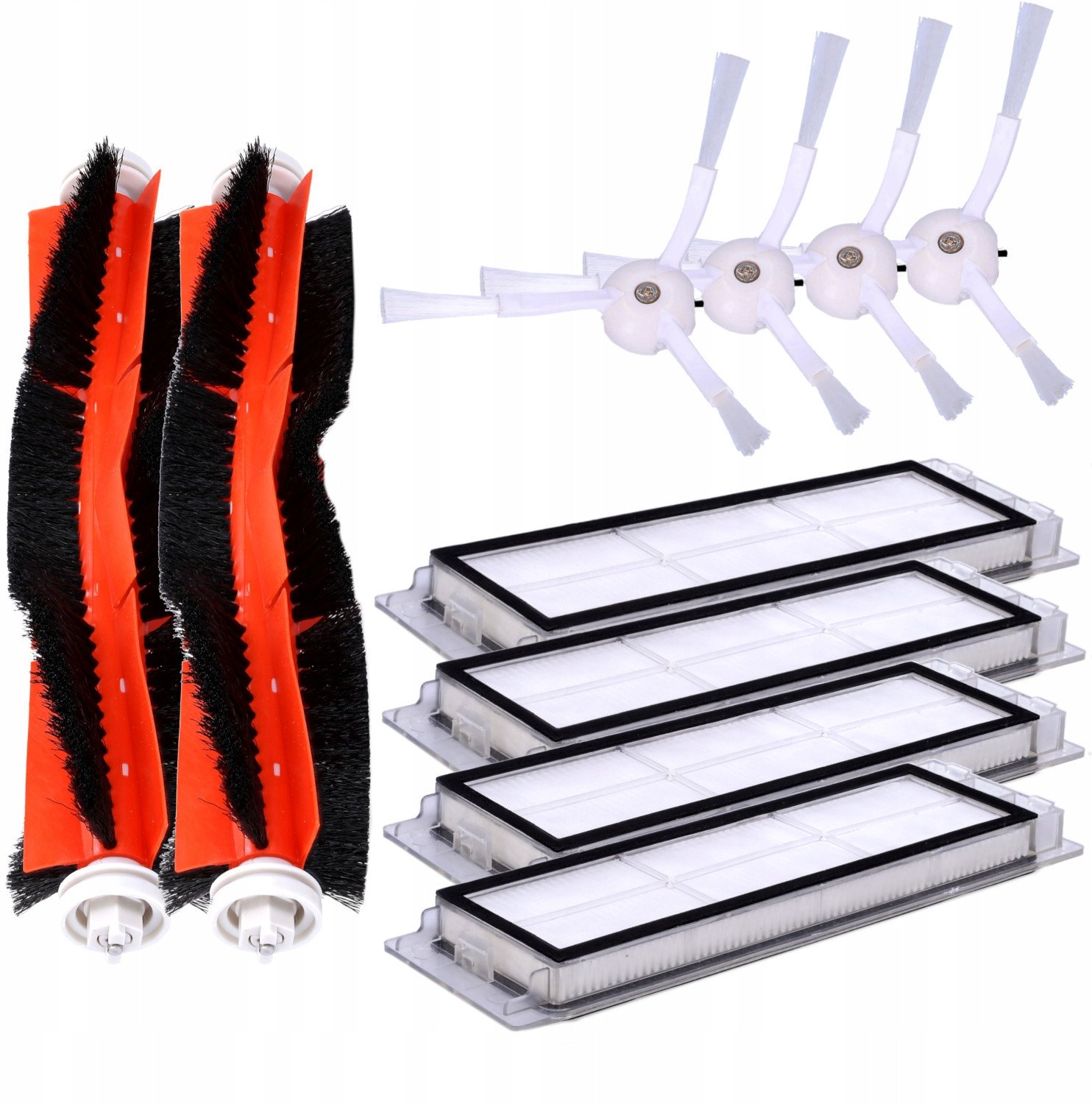 ZESTAW SZCZOTKI FILTRY DO XIAOMI MI Robot Vacuum 1 2 RoboRock S50 S60 S5 S6