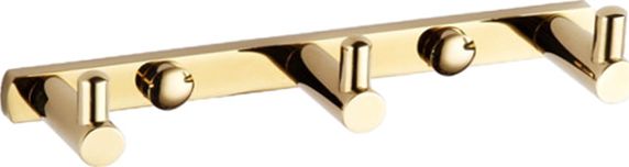 Mexen Uchwyt 3-hakowy złoty