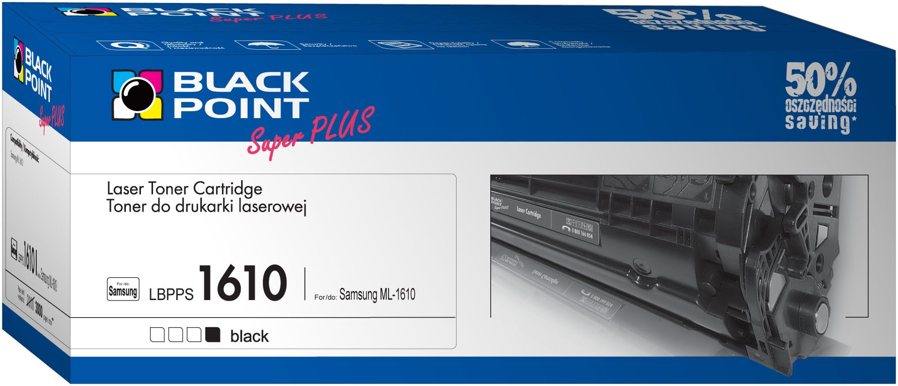 Toner Black Point LBPPS1610 Black Zamiennik ML-1610D2 (LBPPS1610)