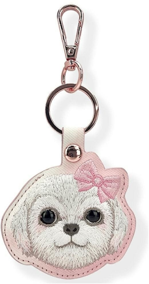 Etui na lokalizator / brelok Nimmy New Big Eyed Pet 2.0 Dog różowy