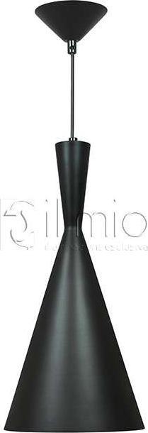 Lampa wisząca Polux LAMPA wisząca MODERN 305466 Polux skandynawska OPRAWA metalowa ZWIS stożek czarny złoty