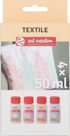 Artequipment TALENS TEXTILE SET 4X50ML PASTEL uniw