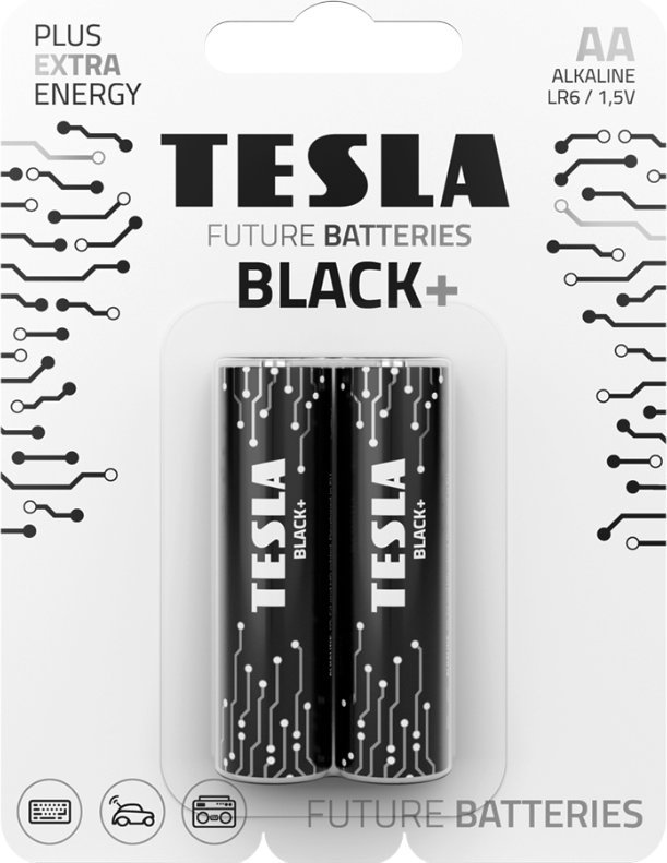 Tesla BATERIA ALKALICZNA TESLA BLACK+ LR6 B2 1.5V 2 SZTUKI