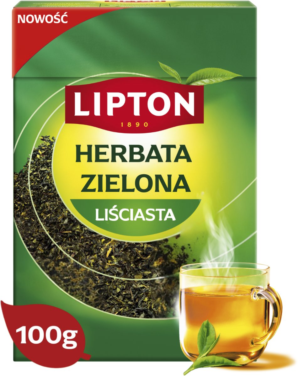 Lipton Herbata zielona liściasta 100g