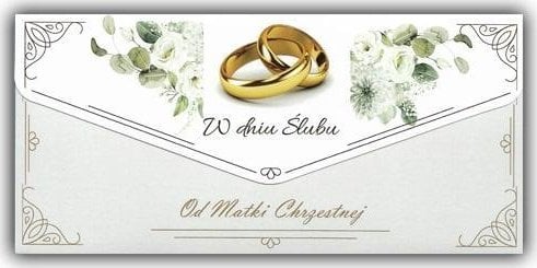 Karnet-koperta Ślub od Matki Chrzestnej