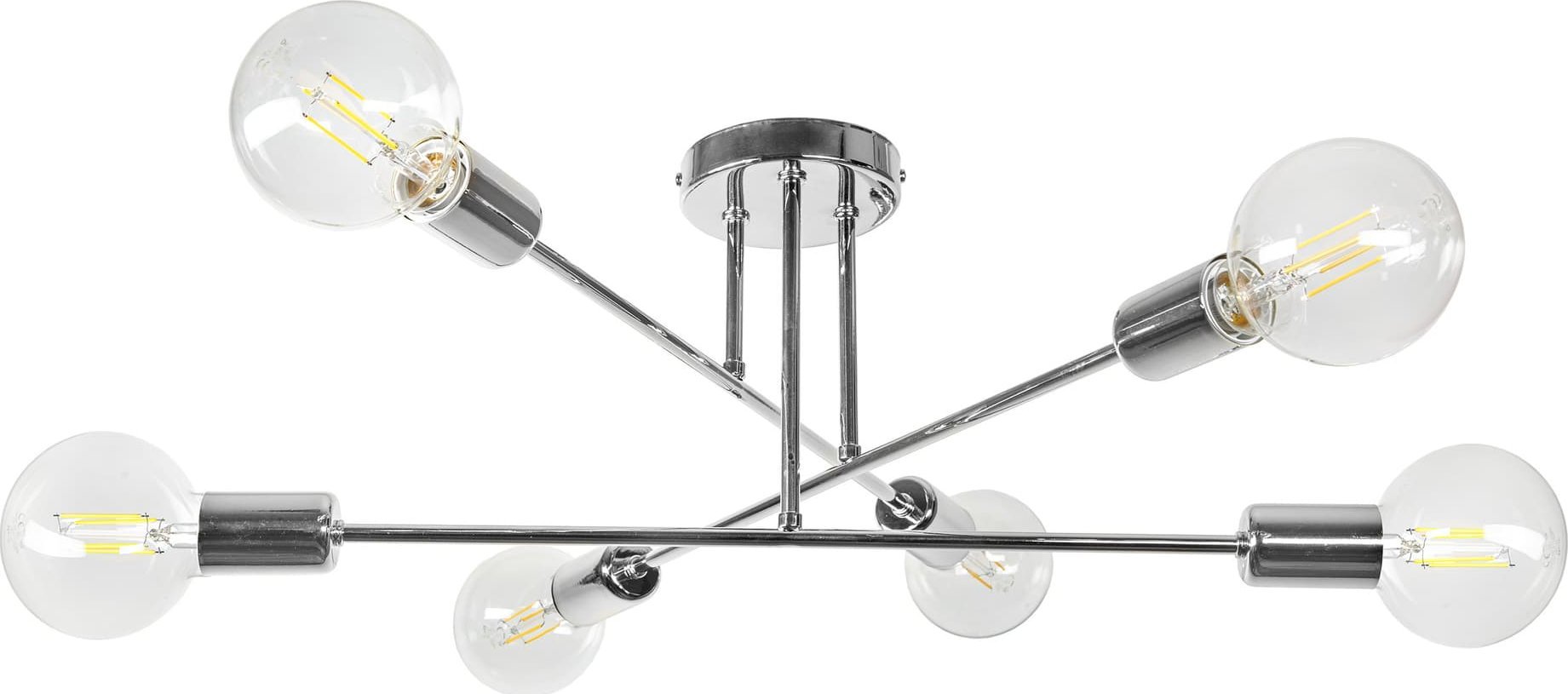 Lampa wisząca Orno SOLO 6P E27, lampa wisząca, max. 6x60W, chrom
