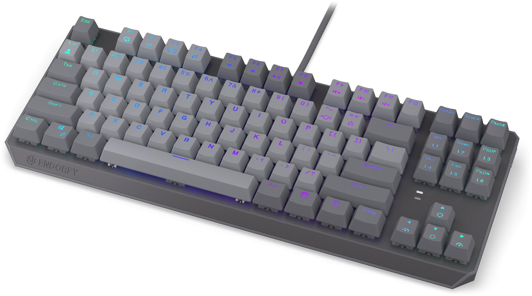 Klawiatura Endorfy Thock V2 TKL ENDORFY Red (EY5D036)