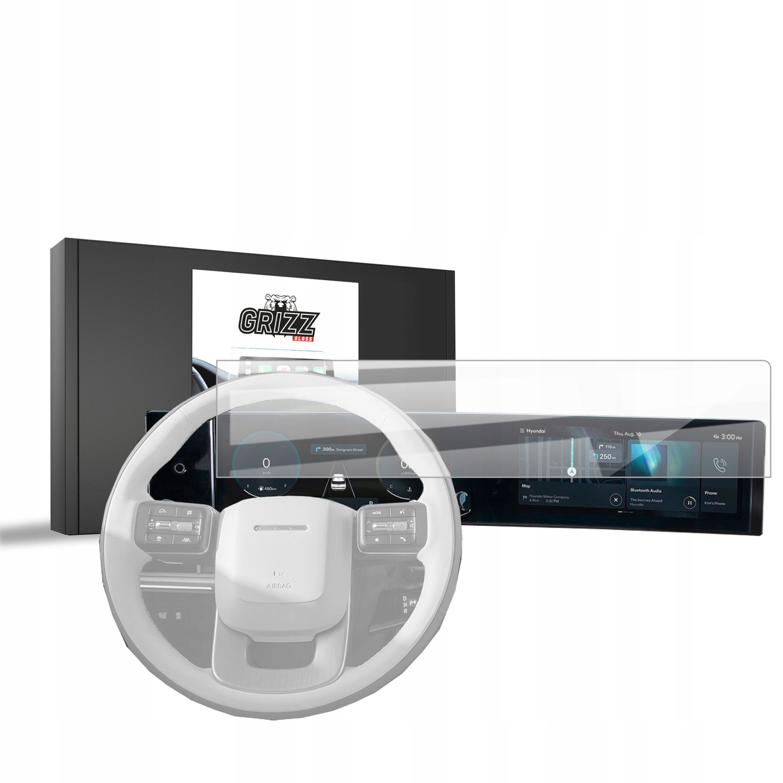 Folia ceramiczna GrizzGlass CarDisplay Protection do Hyundai Santa FE (2024-2025)