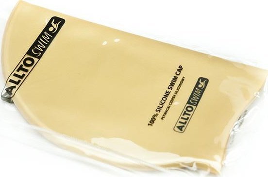 ALLTOSWIM Czepek Pływacki Silikon Złoty